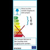 LED Deckenlampe in Edelstahl für draussen outdoor-Bild-2
