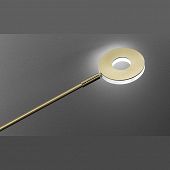 LED-Tischlampe mit einem Schalter zum Dimmen und Eiinstellen der Lichtfarbe Messing