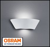 Osram Wandlampe mit Led Power Licht 24 cm Länge in schönem Design Farbe weiss 