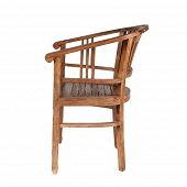 Armlehnstuhl aus feinstem Teak-Holz