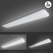 Dimmbare LED Deckenleuchte in rechteckiger Form