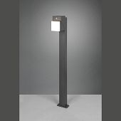 Ständerlampe mit Sensormotion einstellbar Druckguss Aluminium grau Höhe 100 cm