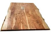 Tischplatte 240 cm Länge aus Massivholz der Esszimmer Garnitur mit Bank Stühlen und Tisch