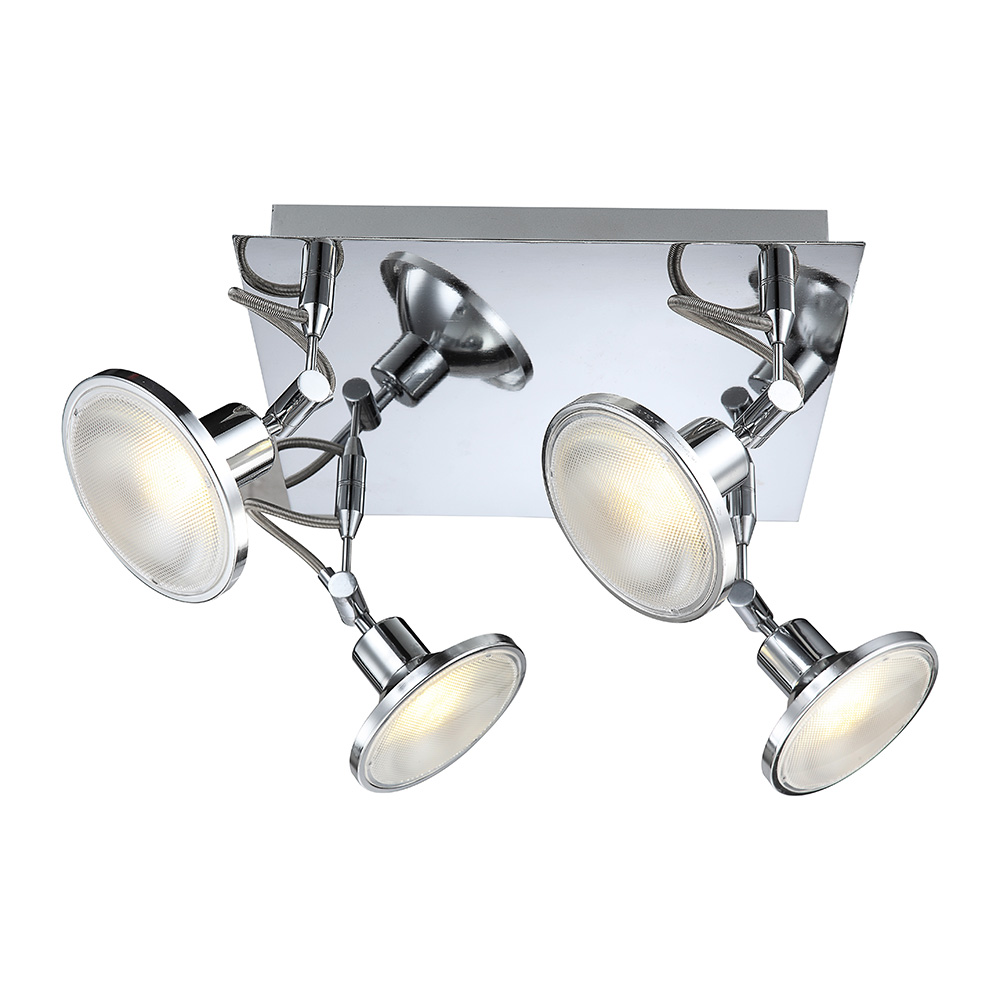 quadratische Deckenleuchte mit LED