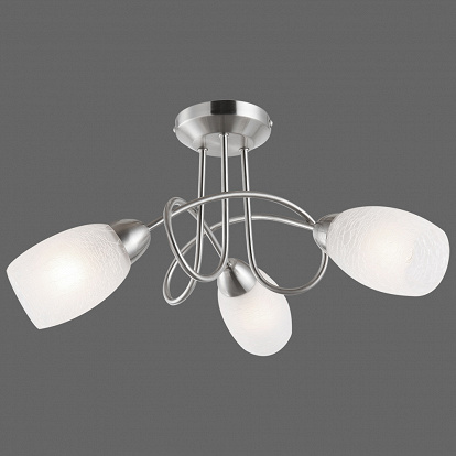 Deckenlampe mit Crackle-Glas