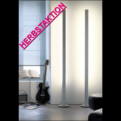 Bodenlampe von Belux Design Leuchten aus der Schweiz mit gutem LED Licht für Wohnräume und Büro