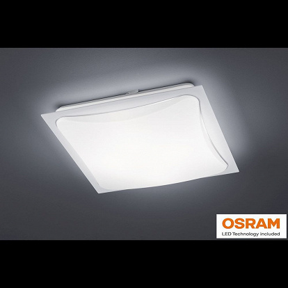 Deckenleuchte mit Osram LED - helles Licht, Rahmen in weiss