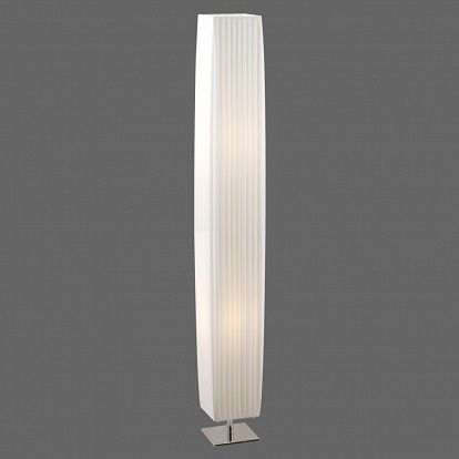 Stehlampe mit Textilschirm Höhe mit 120 cm und 15 cm Durchmesser für zwei Lampen Fassung E27 