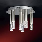 LED Deckenlampe 6 flammig dekorativ mit 35 cm ø-Bild-1