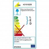 Klassischer LED-Deckenfluter mit Lesearm-Bild-2