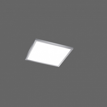 LED Deckenleuchte mit Rahmen in Edelstahl für viel Licht