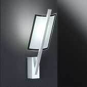 Elegante Wandlampe aluminiumfarbig-Bild-1