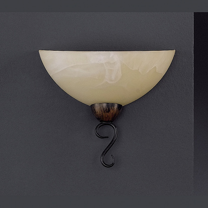 Attraktive Wandlampe für klassisch-elegante Räume für ein Leuchtmittel der Fassung E14 auch dimmbar 