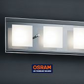 LED Deckenleuchte mit 5 Osram LED glas/chrom-Bild-2