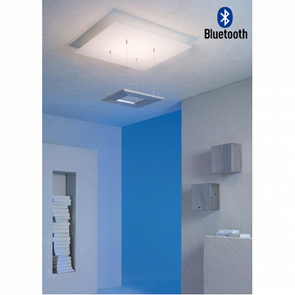 Escale Zen 10 LED dimmbar Bluetooth Deckenlampe silbern