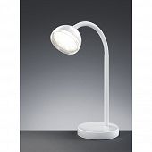 LED-Tischlampe flexibel mit Standfuss weiss-Bild-1