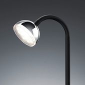LED-Tischlampe flexibel mit Standfuss weiss-Bild-2