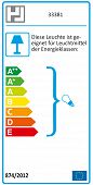 Wandlampe aus matt weissem Glas-Bild-2