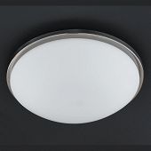 Elegante runde Deckenlampe edles Opalglas für zwei Leuchtmittel LED auch dimmbar 