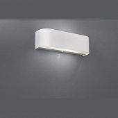 Weisse elegante Designer Wandleuchte mit LED Lampen eingebaut für top Licht im Haus 