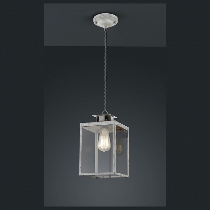 Retro Pendellampe im Laternen-Design