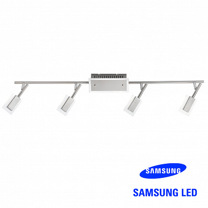 Samsung 4er LED-Strahler Alu gebürstet