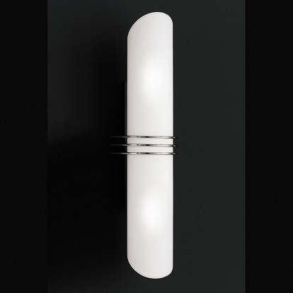 Zylindrische Glas- Wandlampe - Auslaufmodell