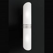 Zylindrische Glas- Wandlampe - Auslaufmodell