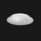 Kleine runde Deckenleuchte Glas alabaster Struktur für 1 x E14 Leuchtmittel LED auch dimmbar