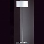 Stehlampe Stoffschirm weiss rund mit 35 cm Durchmesser für die Fassung E27 Lampen austauschbar