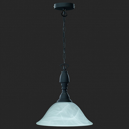 Antiker Style Hängeleuchte rund 33 cm für Lampen Fassung E27 auch dimmbar über den Esstisch 