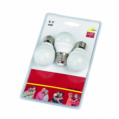 LED-Leuchtmittel E27 3-er Pack starkes Licht