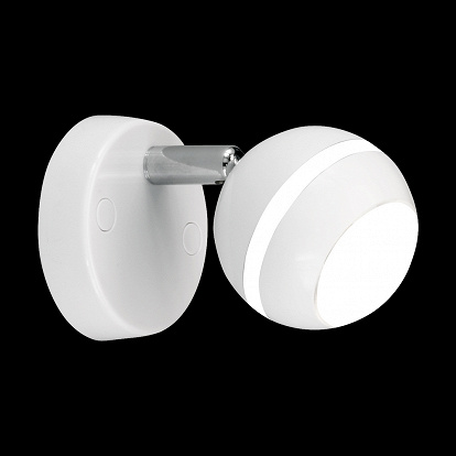 "BOWL" WHITE LED 1-FLAMMIG