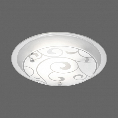 Runde Deckenlampe mit Spiraldesign, klein