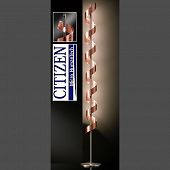 LED Stehlampe mit Citizen Leuchten und Dimmer kupfern-Bild-1