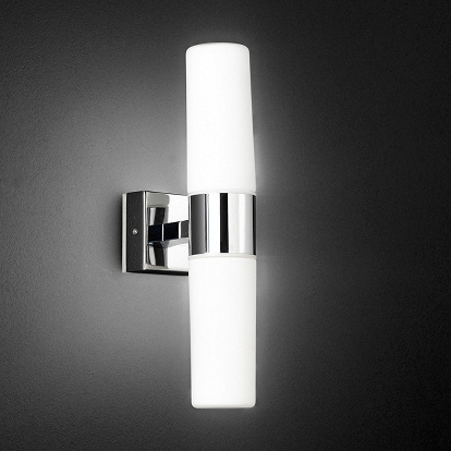 LED Wandleuchte in klassischem Design mit Glasröhren