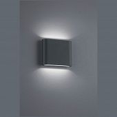 LED Wandlampe Breite 11 cm anthrazit
