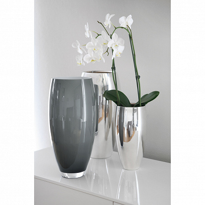 Mundgeblasene Vasen mit Orchideen Dekoration als Geschenkset