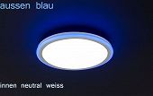 Grosse LED Deckenlampe mit Farbwechsler & Fernbedienung-Bild-9