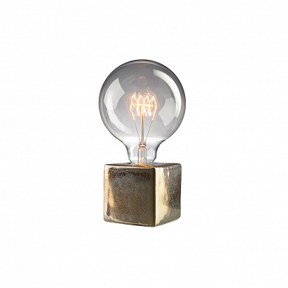 Würfel Lampe Metall von Villeroy & Boch für E27 Leuchtmittel Led auch dimmbar 