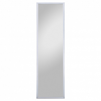 Rechteckiger Spiegel in stilvollem Design aus Kunststoff im Rahmen Edelstahl Design