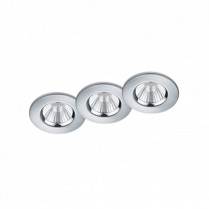 LED-Einbaustrahler geliefert im 3er Set für Badezimmer oder auch Aussenanlagen Wasserfest 