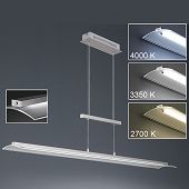 LED-Pendellampe in moderner Erscheinung Länge 135 cm für grosse Esstische 