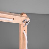 Drehgelenk aus Holz zur Einstellung der schönen Tischlampe