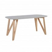 Esstisch in modernem Design aus Holz mit 140 cm langer Tischplatte