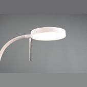 LED-Stehleuchte in Weiss mit Farbtemperaturwechsler und Dimmer