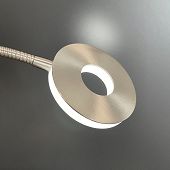 Dimmbare LED-Klemmleuchte mit Farbtemperaturwechsler und Schnurschalter