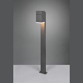 Graue Wegbeleuchtung Lampe Höhe 100 cm mit 800 Lumen Leuchtkraft Led