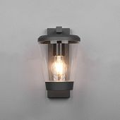 Led Aussenleuchte Wandlampe dunkelgrau Höhe 28 cm für Terasse oder auch im Innenbereich