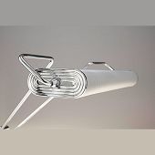 Lampe für den Schreibtisch Aluminium Design für Led Leuchtmittel dimmbar